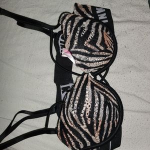 Victoria Secret VS PINK tiger stripe bra